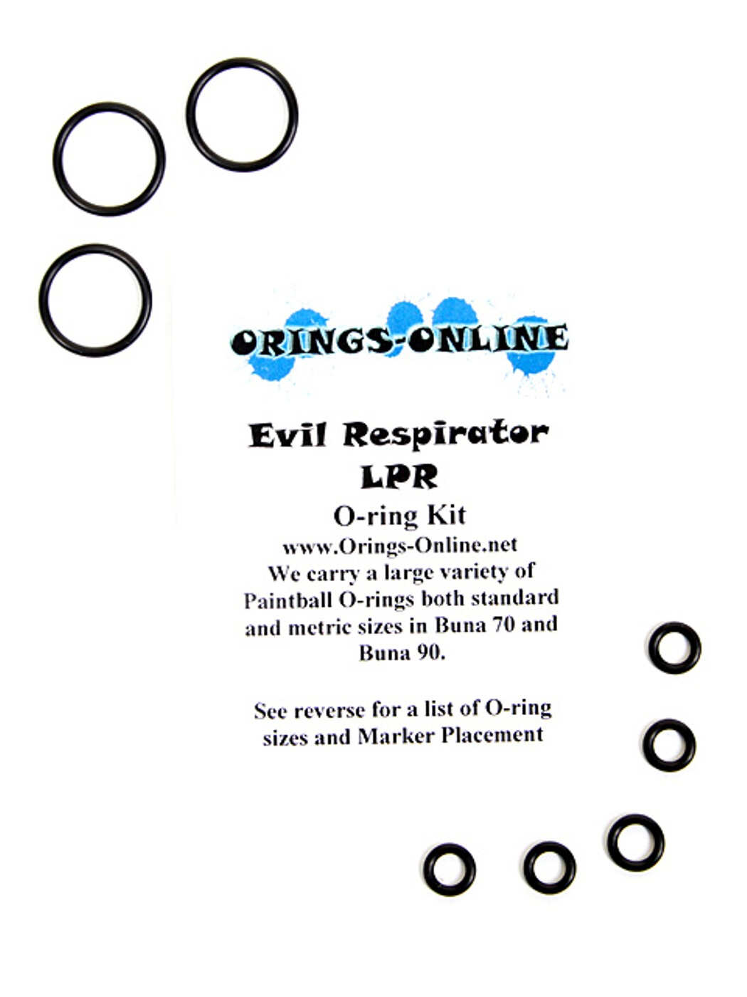 Evil Respirator LPR O-ring Kit